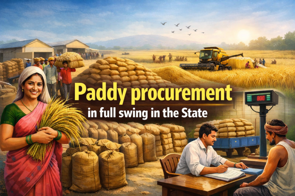 Paddy procurement in full swing in the State