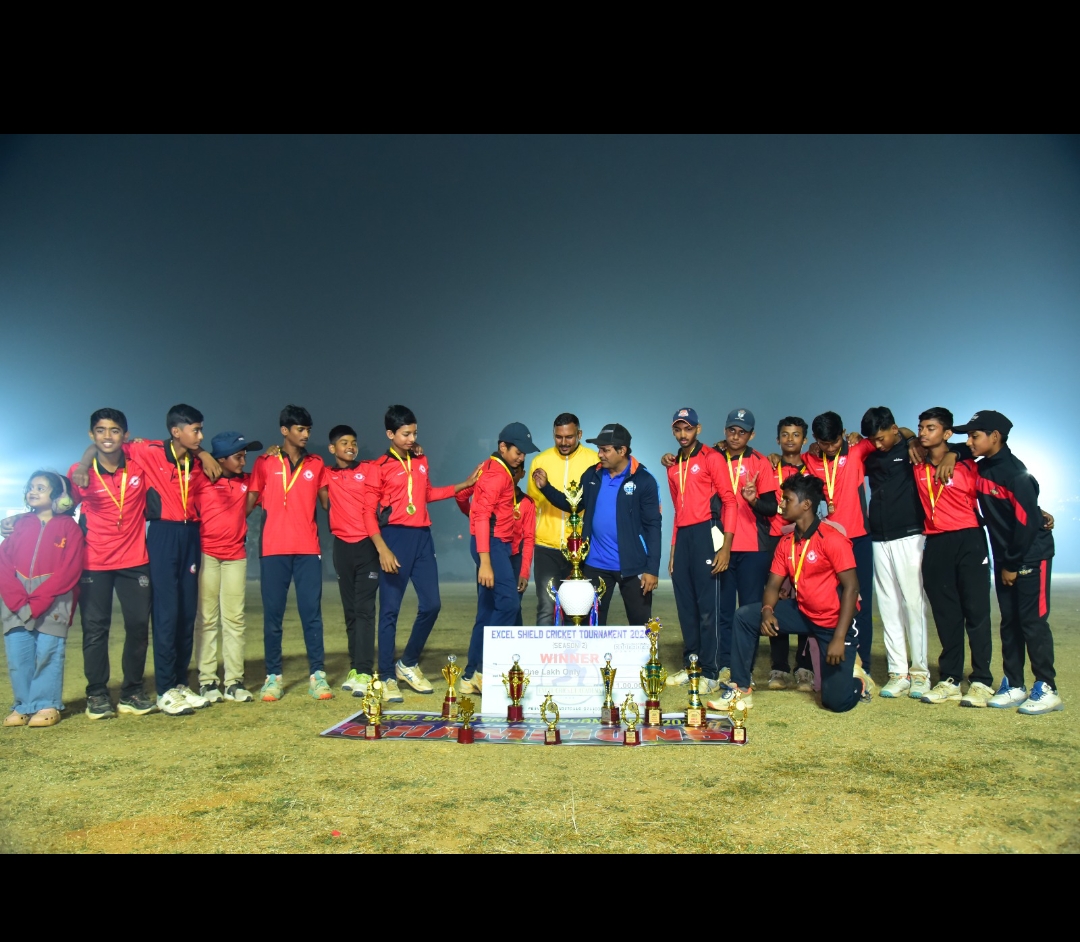 Red Star Bhubaneswar Cricket Club Clinches Excel Shield Cricket Under 14 Tournament 2025 (Season-2, Boys)