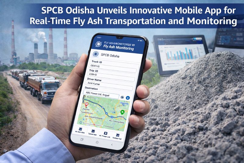 SPCB Odisha Unveils Innovative Mobile App for Real-Time Fly Ash Transportation and Monitoring